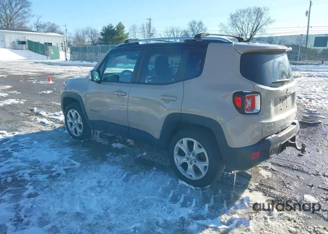 2016 Jeep Renegade Limited from USA, damaged, VIN ZACCJBDT4GPD35969